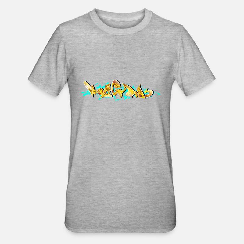 Hooligans Micro - Unisex Polycotton T-Shirt - Grau meliert