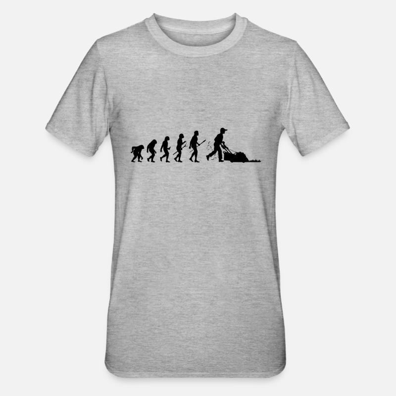 Jardinage Evolution Tondeuse à gazon - T-shirt polycoton Unisexe - gris chiné