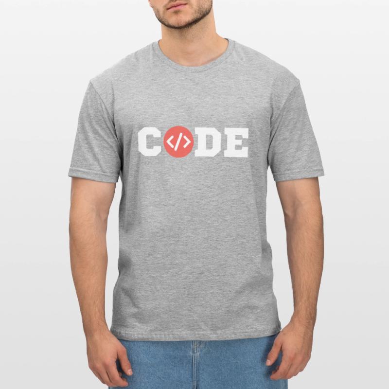 Coder Informaticien informaticien programmeur T-shirt polycoton Unisexe