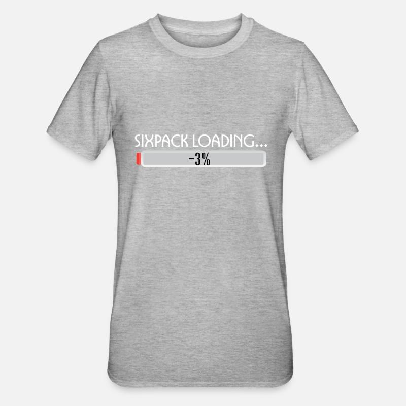 SIXPACK LOADING-2 - T-shirt polycoton Unisexe - gris chiné