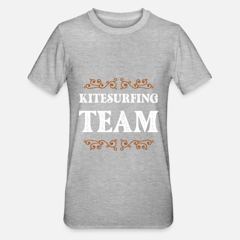 Équipage de kitesurf - T-shirt polycoton Unisexe - gris chiné