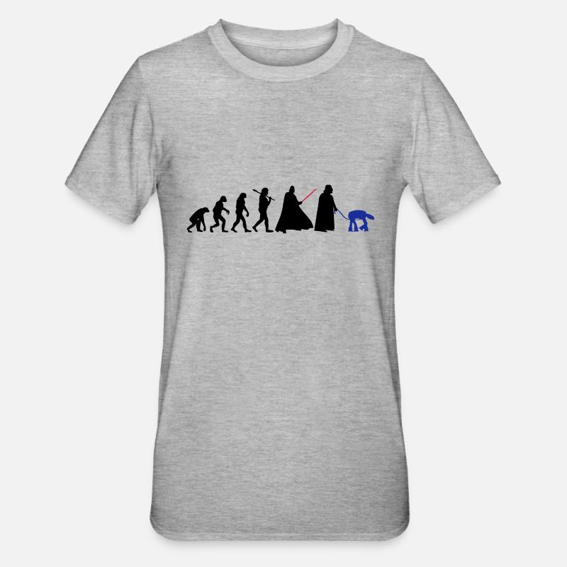 EVOLUTION DARK VADOR - T-shirt polycoton Unisexe - gris chiné