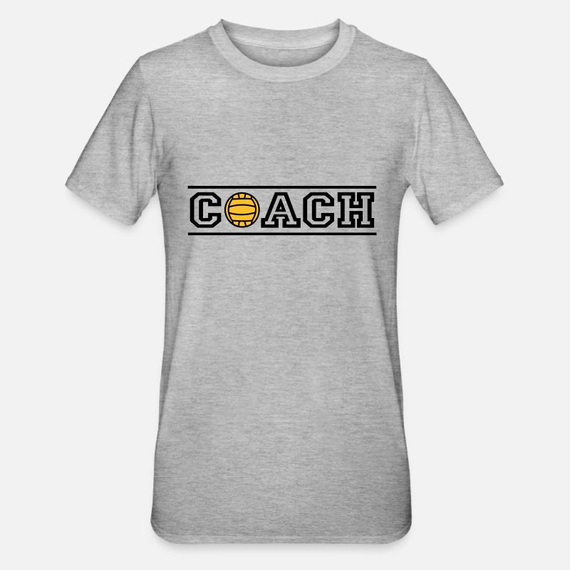 Coach - T-shirt polycoton Unisexe - gris chiné
