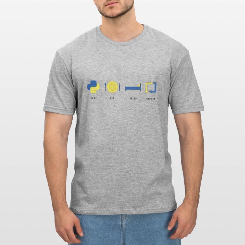 CODER PYTHON LIFE Unisex Polycotton T-Shirt