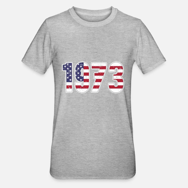 1973 Pro Roe - T-shirt polycoton Unisexe - gris chiné