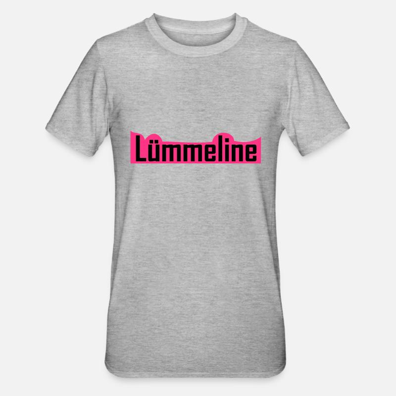 Luemmeline - Unisex Polycotton T-Shirt - Grau meliert