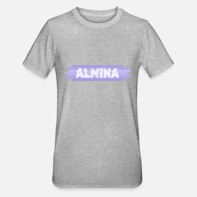 Mutter Almina - Unisex Polycotton T-Shirt - Grau meliert