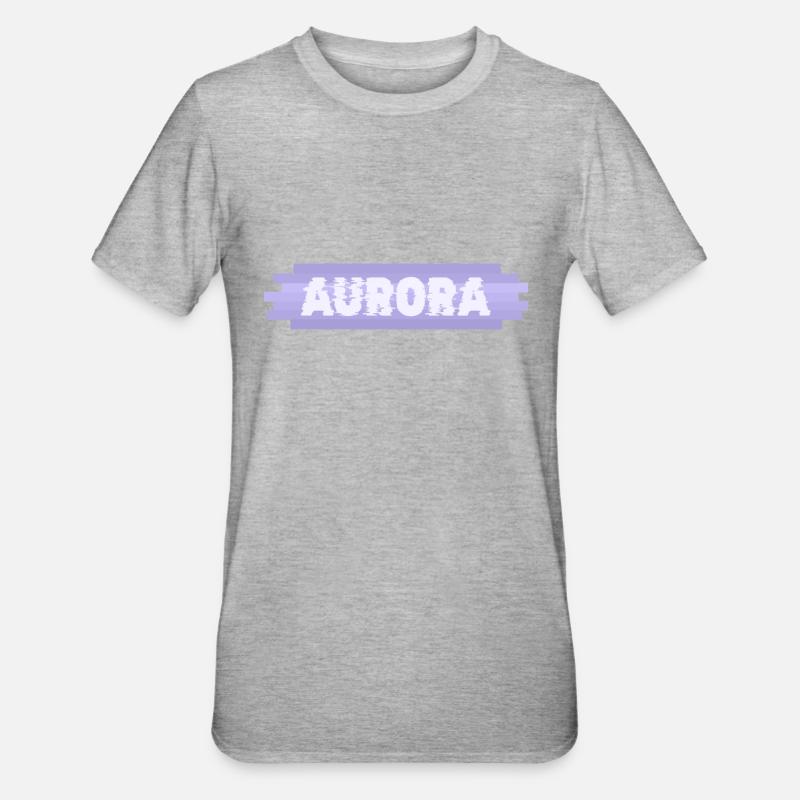 Mutter Aurora - Unisex Polycotton T-Shirt - Grau meliert