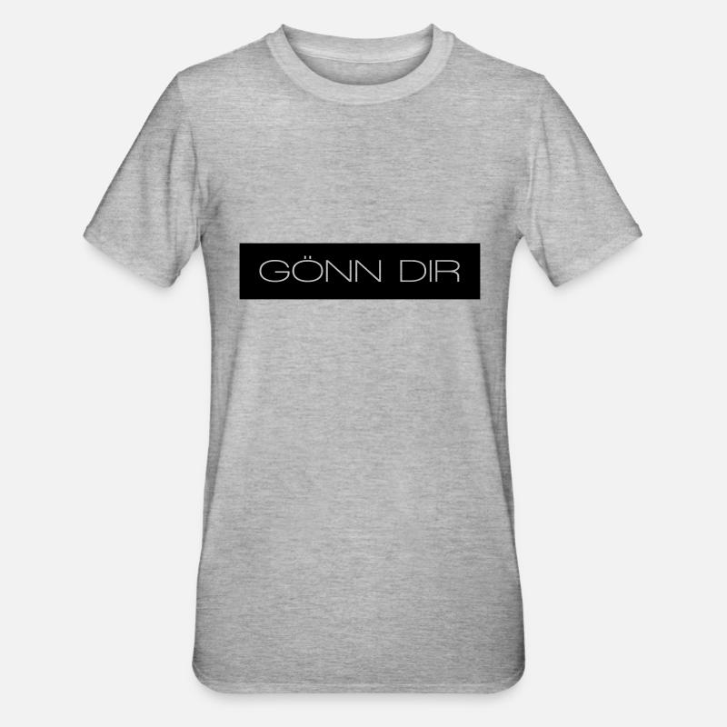 Goenn dir - Unisex Polycotton T-Shirt - Grau meliert