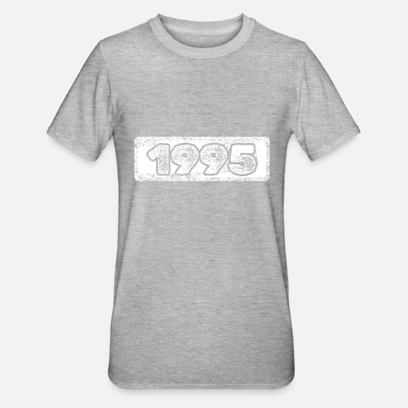 1995 - T-shirt polycoton Unisexe - gris chiné