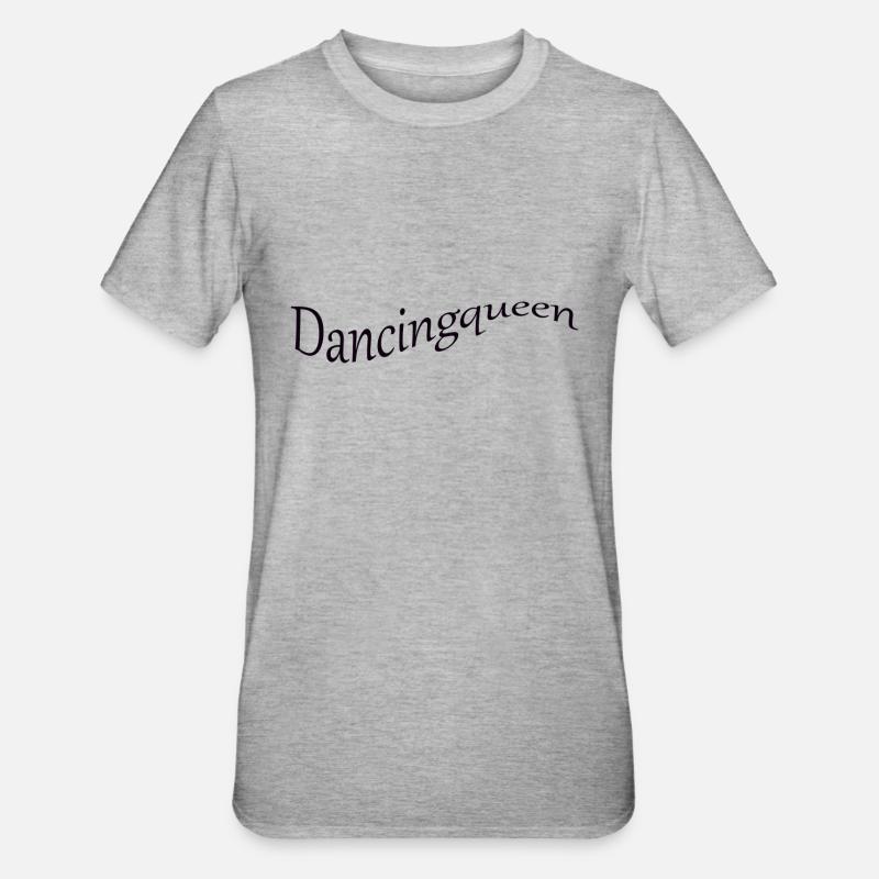 Dancingqueen - Unisex Polycotton T-Shirt - Grau meliert