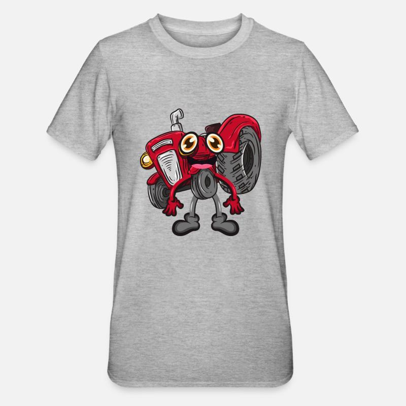 Traktor - T-shirt polycoton Unisexe - gris chiné