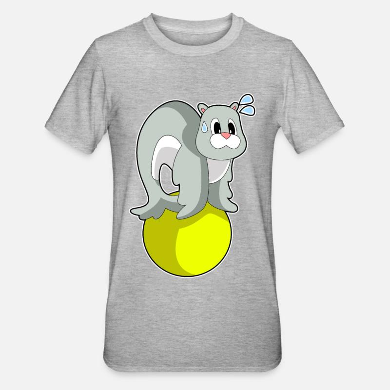 Cirque des phoques - T-shirt polycoton Unisexe - gris chiné