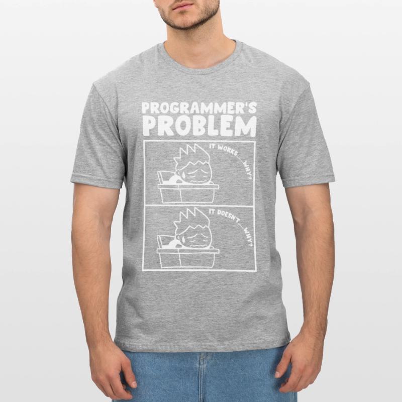 Programmers Problem Programmeur Informaticien T-shirt polycoton Unisexe