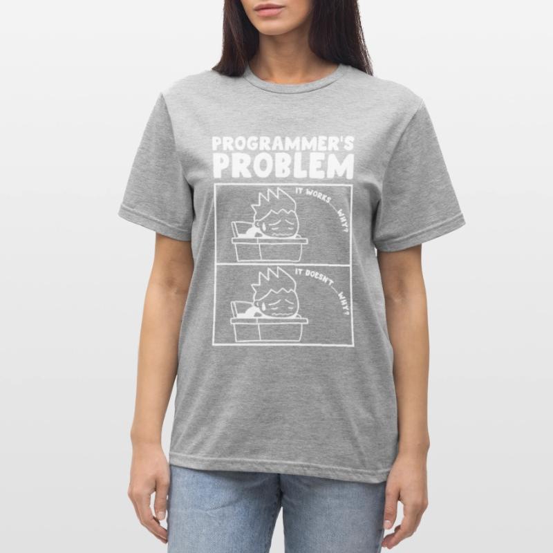 Programmers Problem Programmeur Informaticien T-shirt polycoton Unisexe