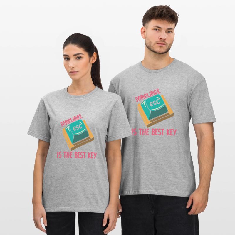 Software Engineer Computer Key Programming Unisex Polycotton T-Shirt