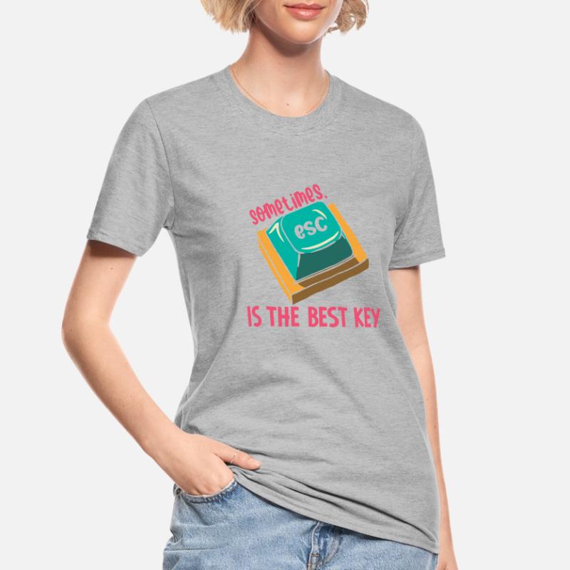 Software Engineer Computer Key Programming Unisex Polycotton T-Shirt
