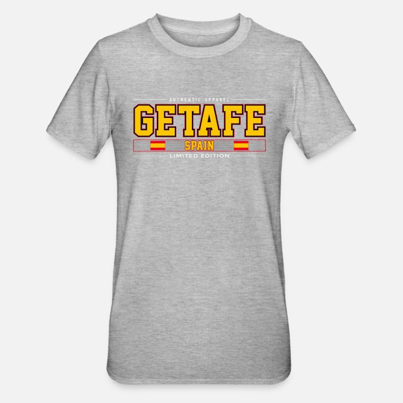 Getafe - T-shirt polycoton Unisexe - gris chiné