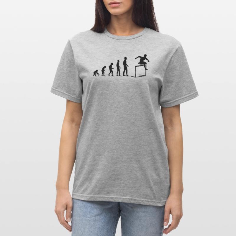 Evolution Obstacle Course Sport Evolutionary Unisex Polycotton T-Shirt