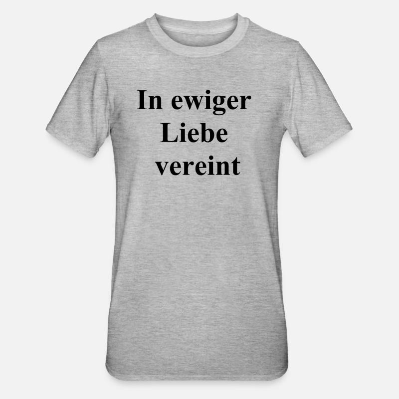 Don de lien éternel - T-shirt polycoton Unisexe - gris chiné