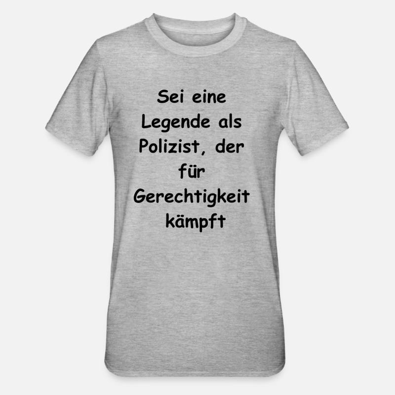 Cadeau de statut Légende - T-shirt polycoton Unisexe - gris chiné