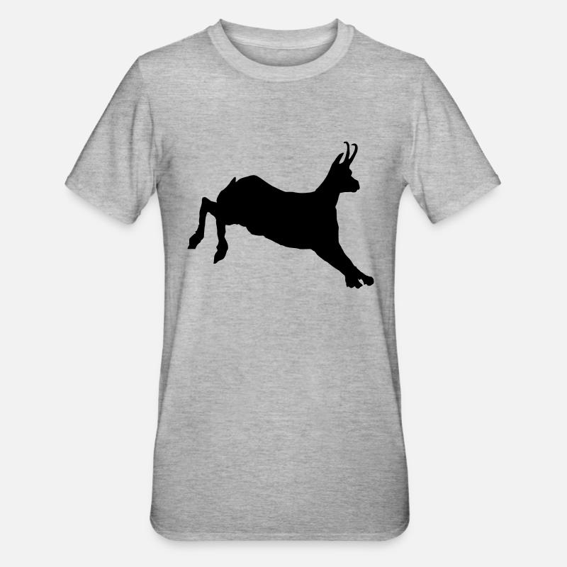 Die Jump (Vector) - Unisex Polycotton T-Shirt - Grau meliert