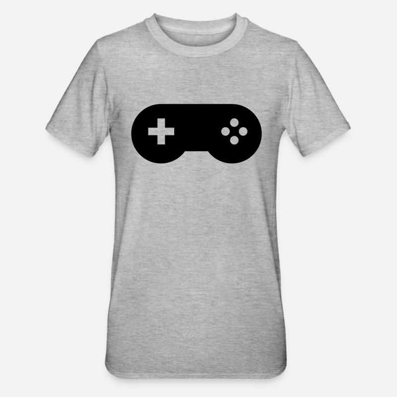 Controller 2 - Unisex Polycotton T-Shirt - heather grey