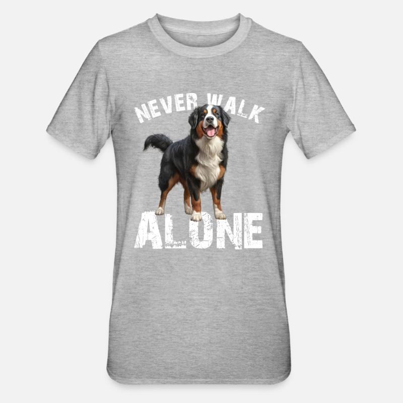 Bouvier bernois - T-shirt polycoton Unisexe - gris chiné