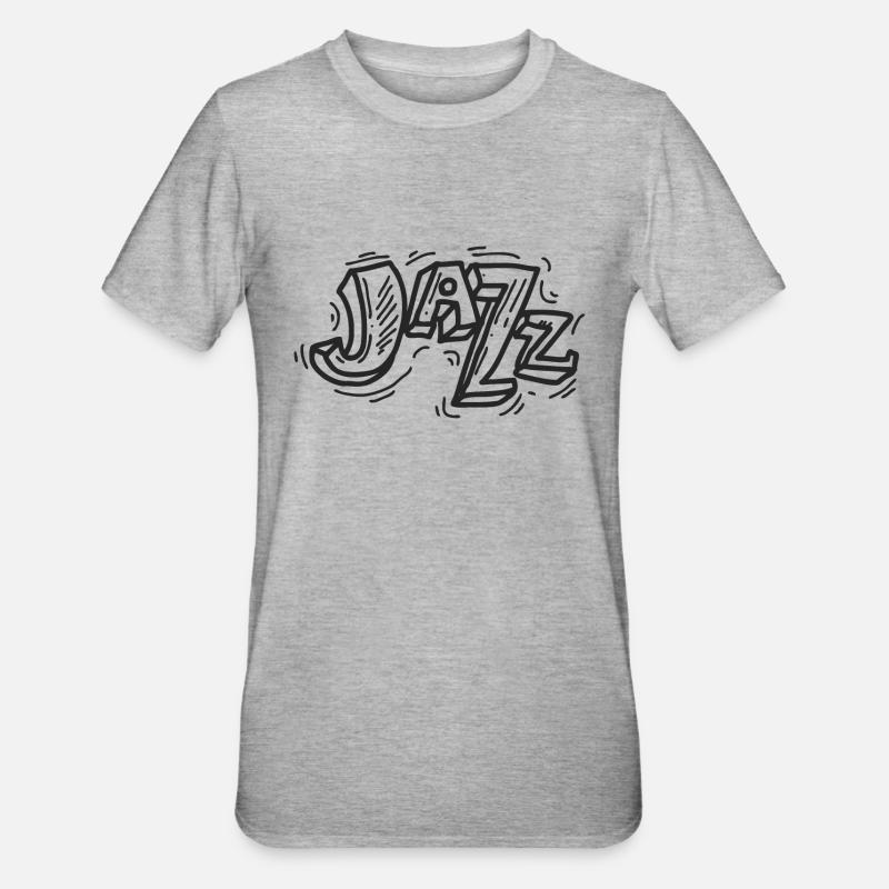 Jazz in Love - Unisex Polycotton T-Shirt - heather grey