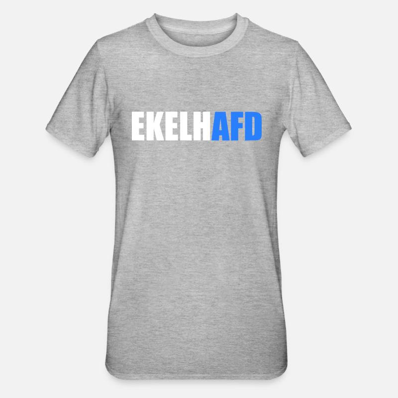 Ekelhafd - Unisex Polycotton T-Shirt - Grau meliert