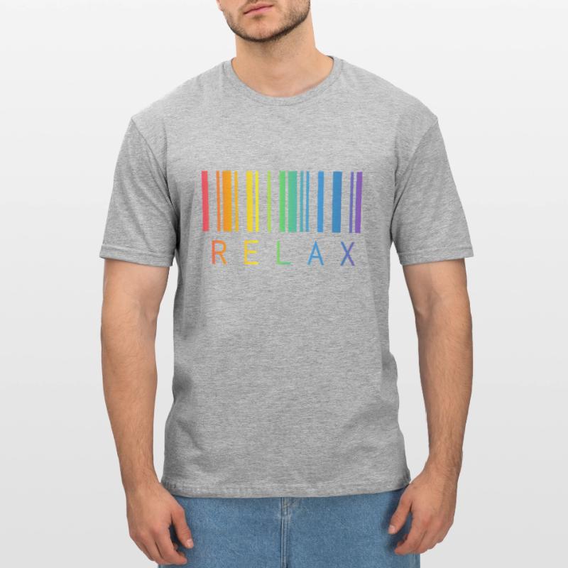 RELAX BARCODE STRICHCODE Unisex Polycotton T-Shirt