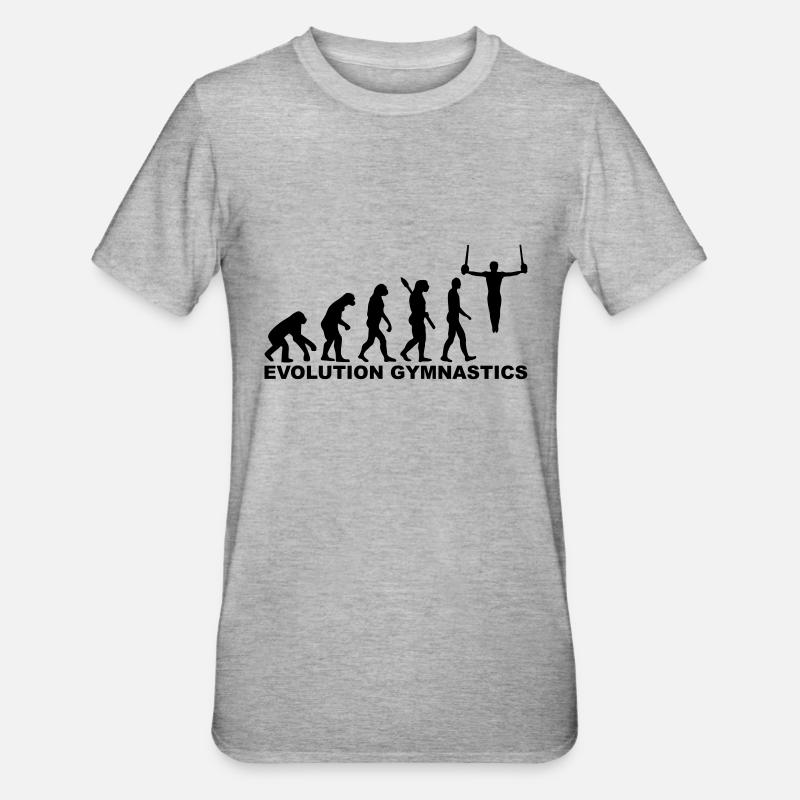 Evolution Gymnastics - T-shirt polycoton Unisexe - gris chiné