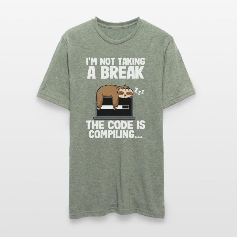 Programmeur Paresseux Informaticiens Nerd Coder Bug T-shirt polycoton Unisexe