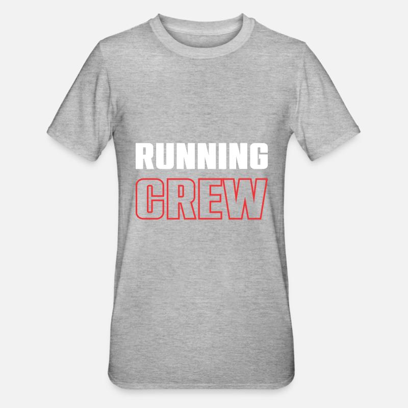 Équipe de course - T-shirt polycoton Unisexe - gris chiné