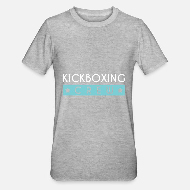 Équipe de kickboxing - T-shirt polycoton Unisexe - gris chiné