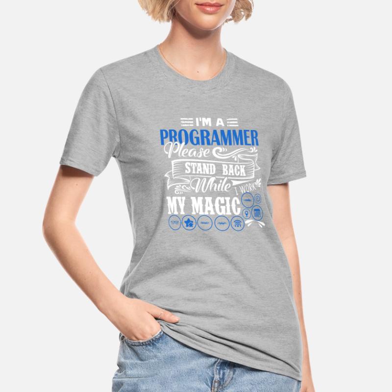 Programmierer Ich bin ein Programmierer Unisex Polycotton T-Shirt