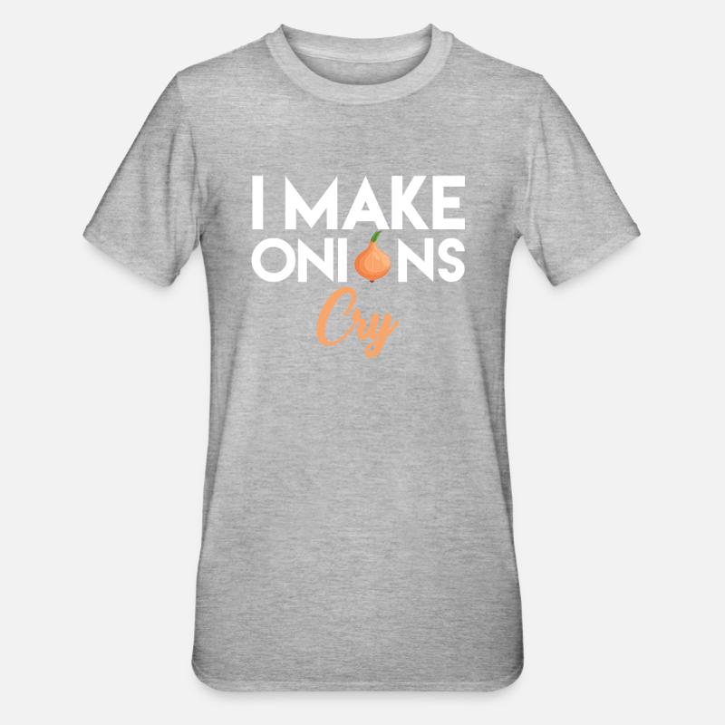 Oignon - T-shirt polycoton Unisexe - gris chiné