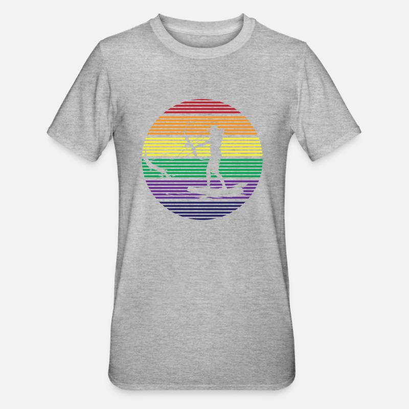Pêche à l’arc - T-shirt polycoton Unisexe - gris chiné