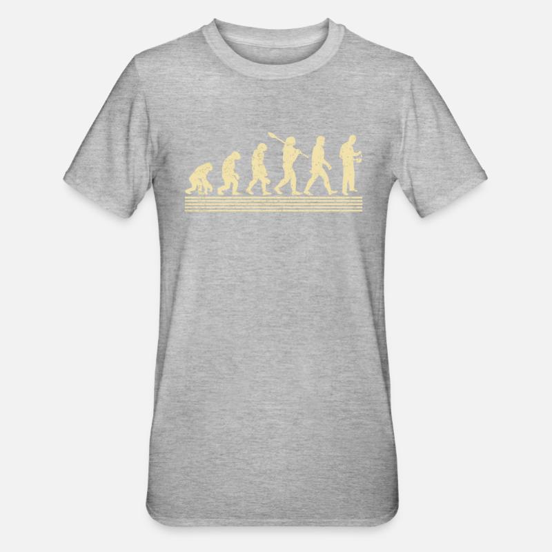 Cooking evolution - Unisex Polycotton T-Shirt - heather grey