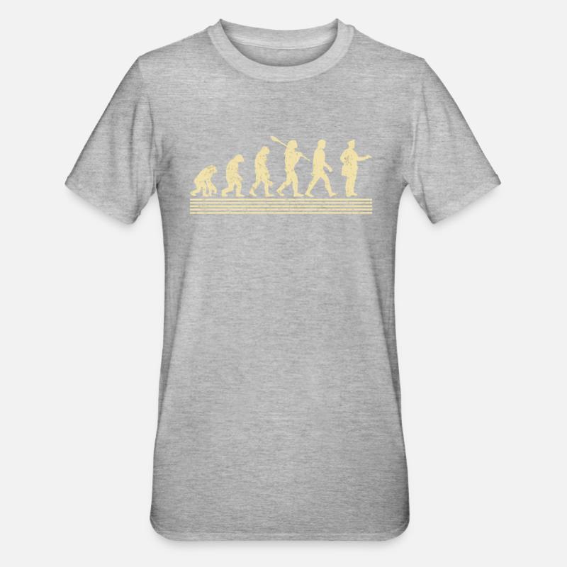 Postman evolution - Unisex Polycotton T-Shirt - heather grey
