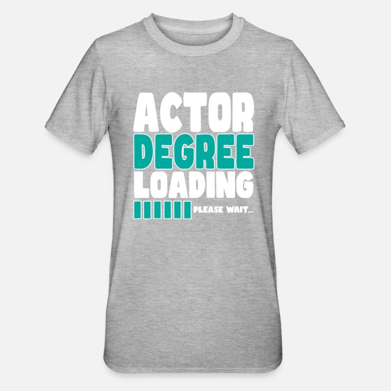 Actor invites training - Unisex Polycotton T-Shirt - heather grey