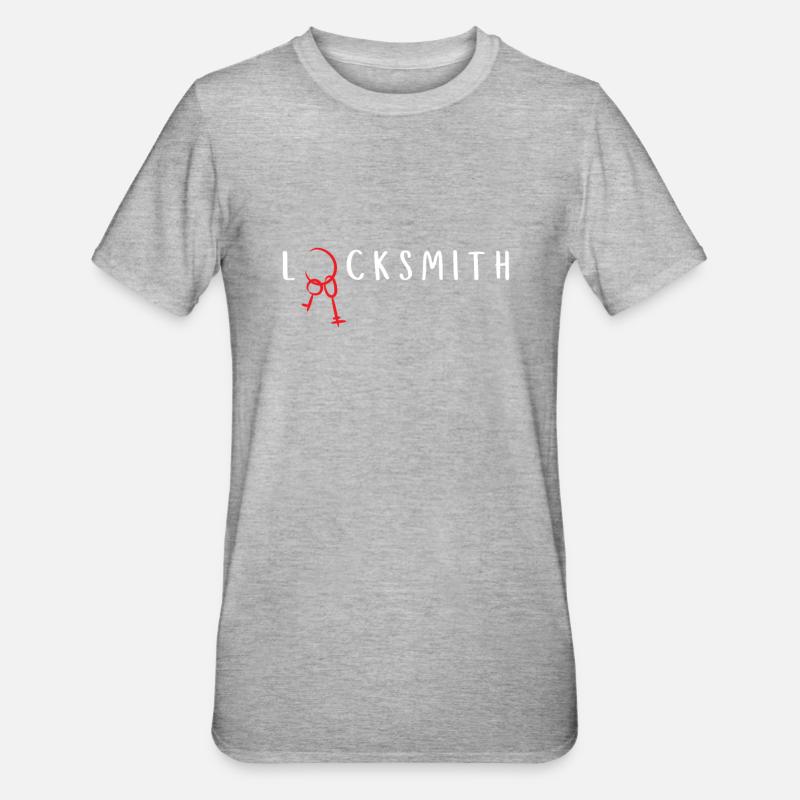 Lockpick Lockpicking Professional Locksmith - Unisex Polycotton T-Shirt - heather grey