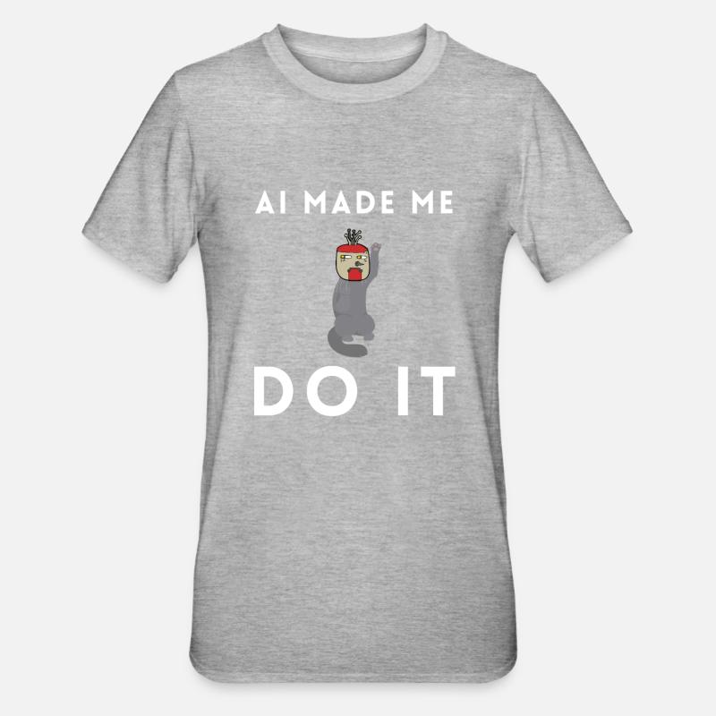Artificial Intelligence Ai Chat - Unisex Polycotton T-Shirt - heather grey