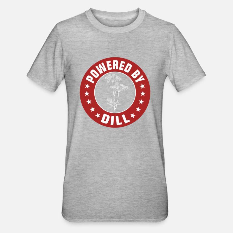 Propulsé par l’aneth - T-shirt polycoton Unisexe - gris chiné