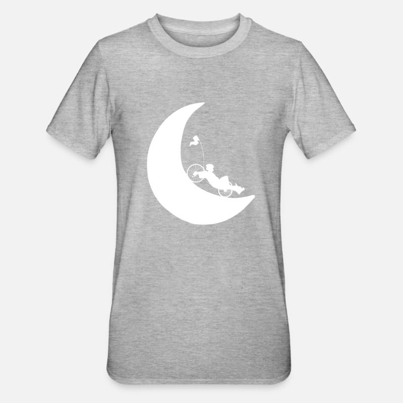 Vélo couché et vélomobile - T-shirt polycoton Unisexe - gris chiné