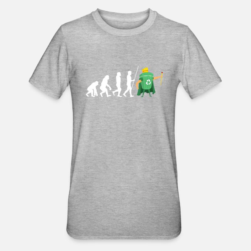 Compostez vos ennemis - T-shirt polycoton Unisexe - gris chiné