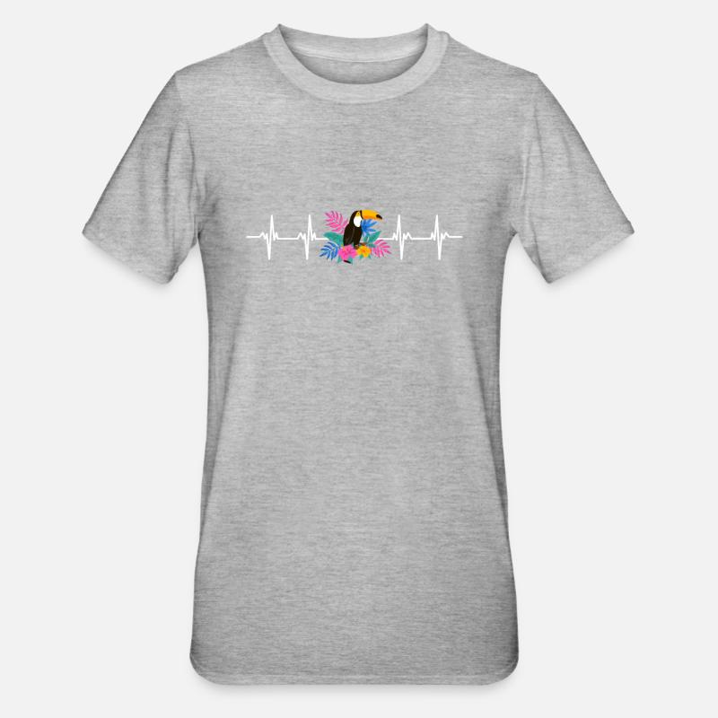 Save The Rainforest - Unisex Polycotton T-Shirt - heather grey