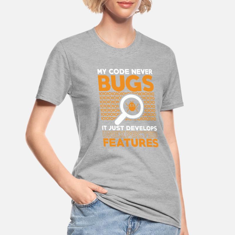 Programmierer Entwickler Coder Code Unisex Polycotton T-Shirt