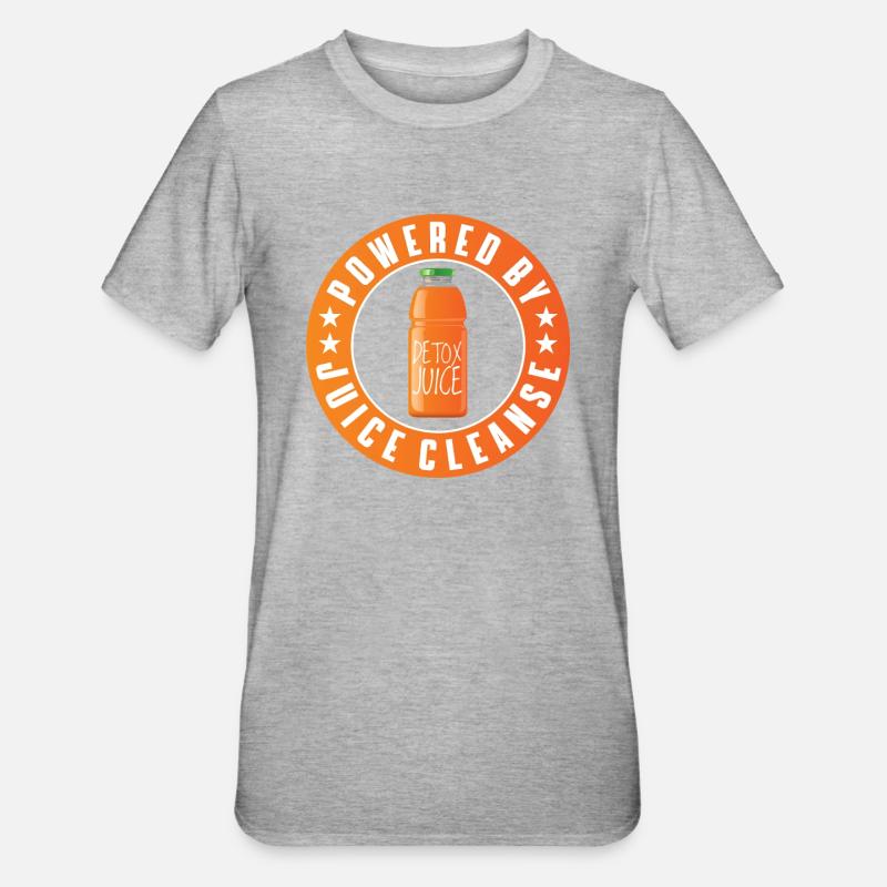 Propulsé par Juice Cleanse - T-shirt polycoton Unisexe - gris chiné