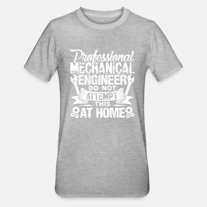 Professional Mechanical Engineer - Unisex Polycotton T-Shirt - heather grey